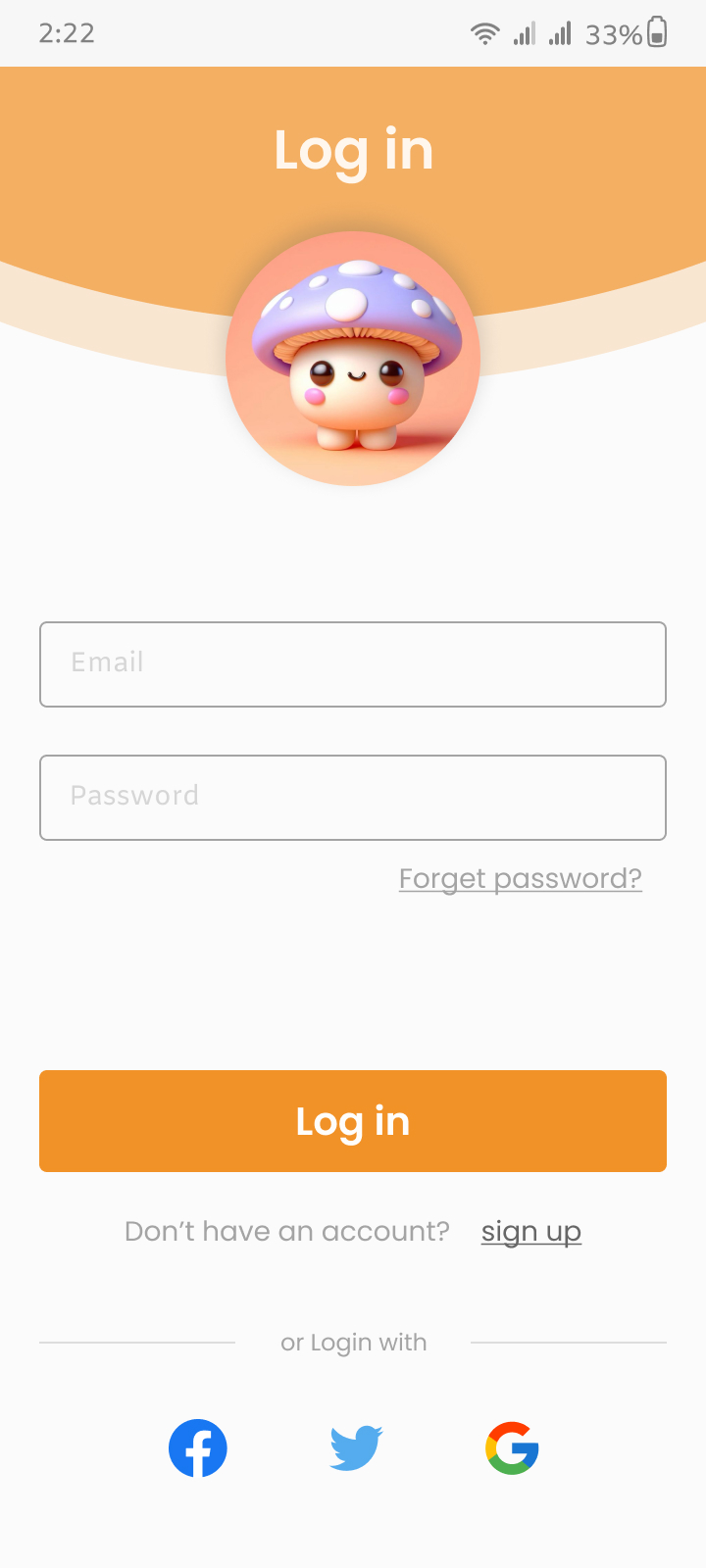 Log in