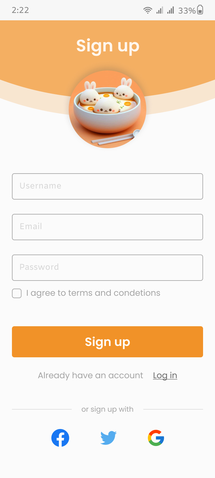 Sign up